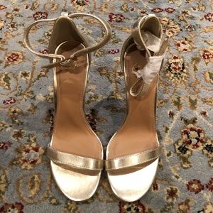 Delicious Metallic High Heel Sandal